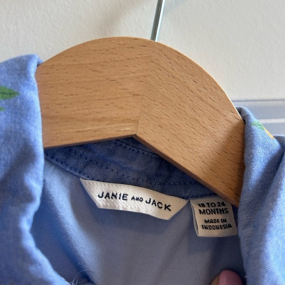 Janie and Jack Lemon Romper - Picture 3 of 6